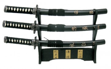Katana mini set 3 pezzi L'ultimo samurai