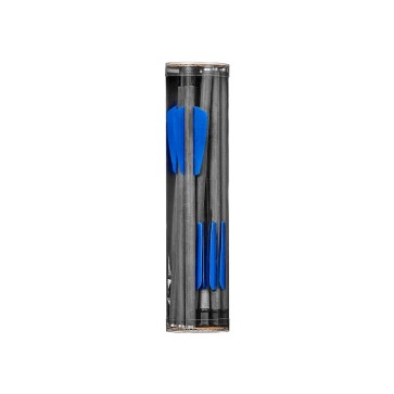 Ek archery set 10 dardi in carbonio 7,5" per cobra system adder (d-119a)