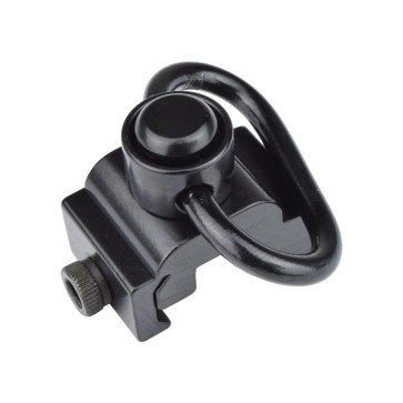 Js-tactical gancio cinghia qd con attacco per slitte 20mm nero (js-sw43)