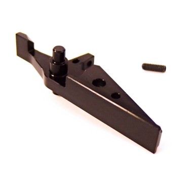 Leviathan grilletto flat cnc per serie m4 nero (jt-flat-bk)