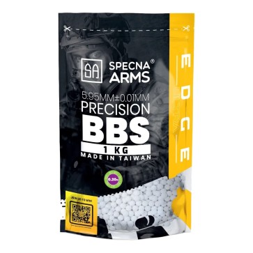 Specna arms pallini edge ultra bio 0,20g bianchi 1kg (spe-16-039963)