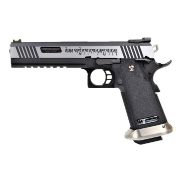 We pistola a gas hi-capa 6.0 i-rex force silver / silver barrel (wh18-2tsv)
