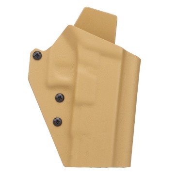 Wosport fondina kydex quick pull per serie glock 43 tan (wo-gb08t)