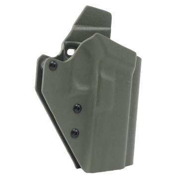 Wosport fondina kydex quick pull per serie glock con g-01 olive drab (wo-gb07v)