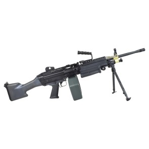 A&k fucile elettrico m249-mk2 metal version nero (m249-mk2)