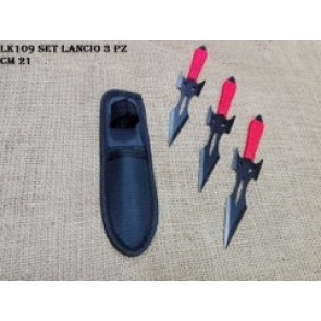 SET COLTELLI DA LANCIO 3PZ IN ACCIAO