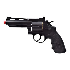 Hfc revolver a gas 4" nero (hg 132b)