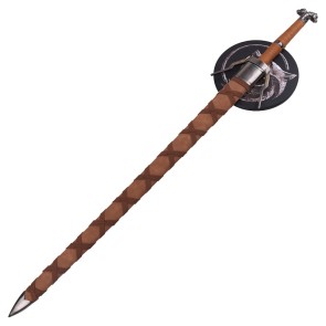 Spada ornamentale SERPENTINE SILVER SWORD DI GERALT DI RIVIA SERIE THE WITCHER 3: WILL HUNT (zs638-7bn)