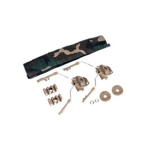 Z-tac adattatori per elmetti fast/arc per cuffie comtac tan (el-z046t)